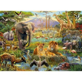 Puzzle animale din savana 200 piese